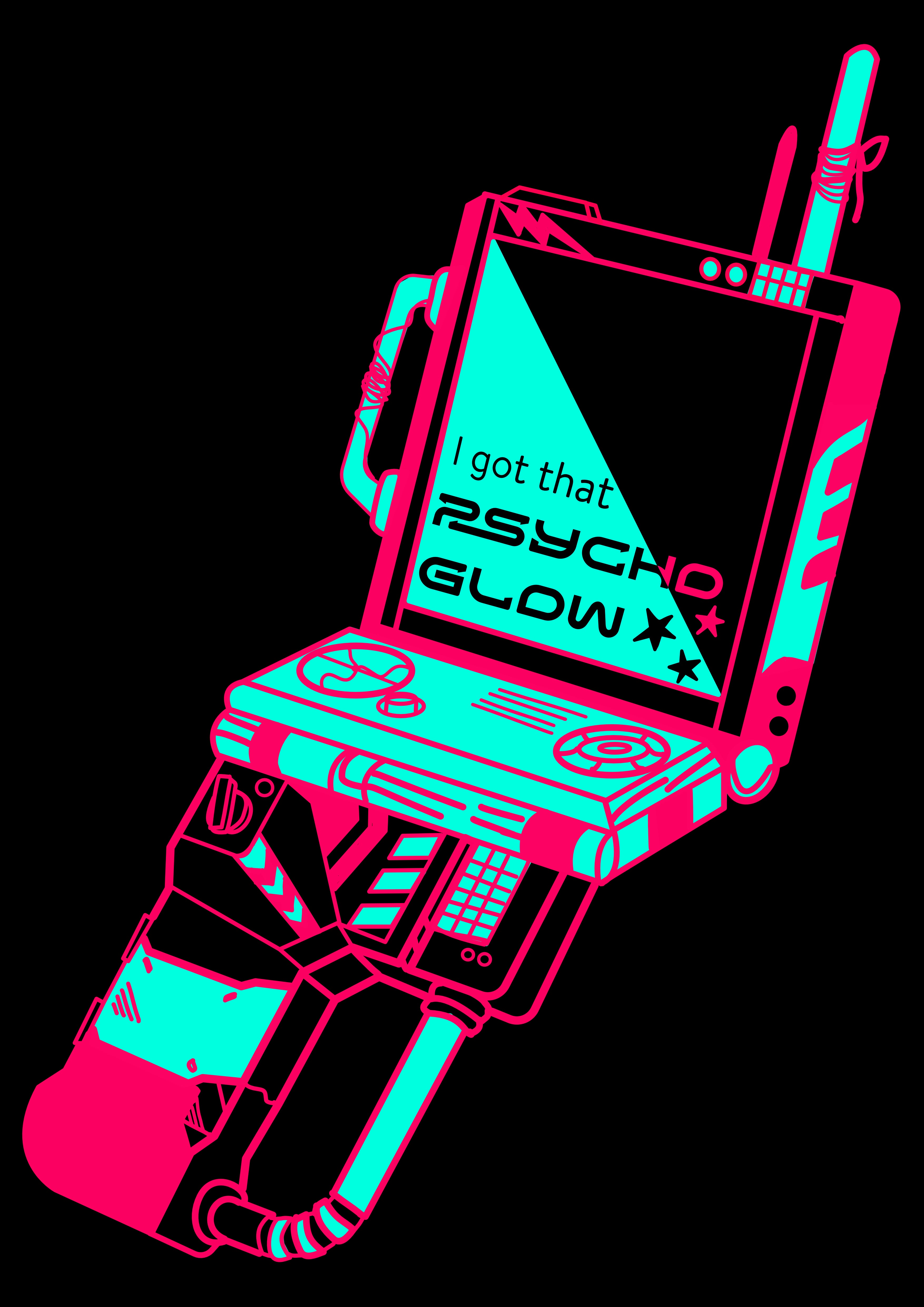 PREORDER: The official PSYCHO GLOW T-Shirt!